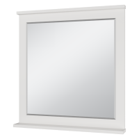 Марта - 80 Зеркало в раме белая эмаль (глянец)