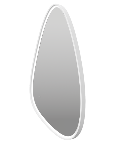 VENUS - Зеркало 600х1200 капля Varket (белый) нейтр.св. сенсор на зеркале