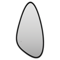 VENUS - Зеркало 600х1200 капля Varket (черный) нейтр.св. сенсор на зеркале