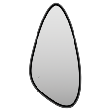 VENUS - Зеркало 600х1200 капля Varket (черный) нейтр.св. сенсор на зеркале