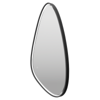 VENUS - Зеркало 600х1200 капля Varket (черный) нейтр.св. сенсор на зеркале