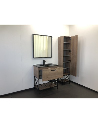 Зеркало Comforty Бредфорд 75 00004149062 Черное