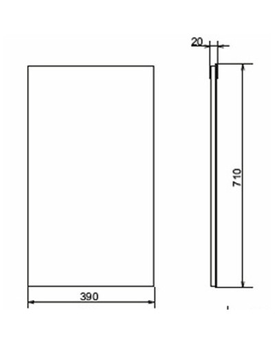 Зеркало Comforty Асти 40 00-00001468 Дуб дымчатый