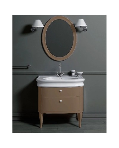 Зеркало 62 см темно-серый Simas Lante LAS1tortora