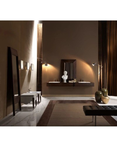 Зеркало 120 см темный ясень Kerasan Bentley 918147 Frassino scuro