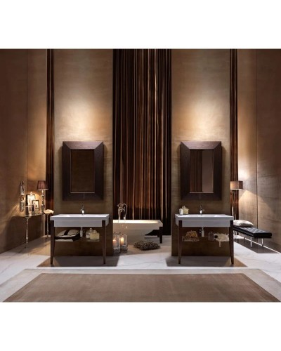 Зеркало 120 см темный ясень Kerasan Bentley 918147 Frassino scuro