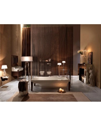 Зеркало 120 см темный ясень Kerasan Bentley 918147 Frassino scuro