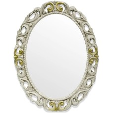Зеркало 72х92 см слоновая кость/золото Tiffany World TW03642avorio/oro