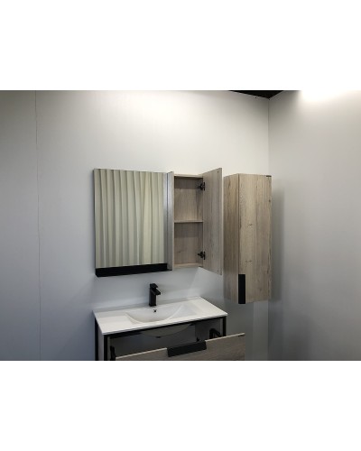 Зеркало со шкафом Comforty Бонн 90 00-00001951 Дуб дымчатый