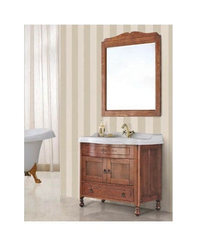 Зеркало 86х102 см вишня BelBagno Novanta BB01S/ACA