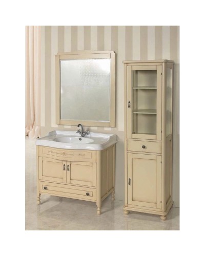 Зеркало 86х102 см бежевый BelBagno Novanta BB01S/PBA