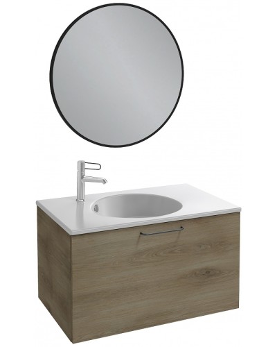 Зеркало Jacob Delafon Odeon Rive Gauche 70 EB1177-S14 Черный сатин