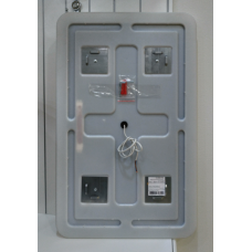 3 Неон - Зеркало LED  500х800 сенсор на зеркале (с круглыми углами)