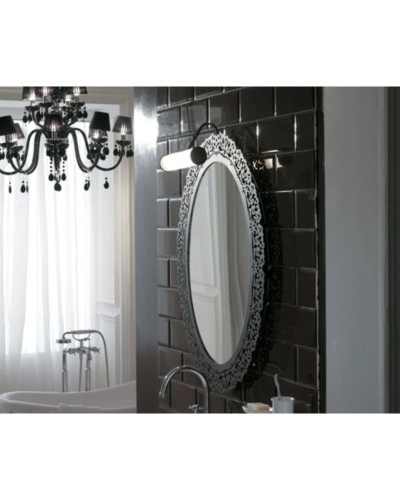 Зеркало 71 см античный металл Globo Paestum PASR38met.antico