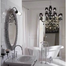 Зеркало 71 см античный металл Globo Paestum PASR38met.antico