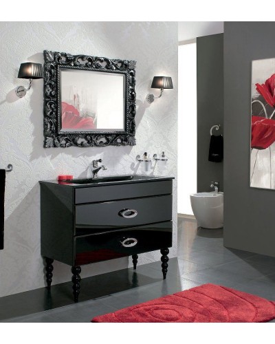 Зеркало Cezares 75 620/A Nero Argento