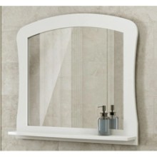 Зеркало 80х84 см белый глянец Comforty Венеция 00003130373