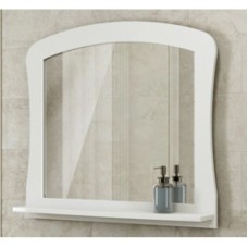 Зеркало 80х84 см белый глянец Comforty Венеция 00003130373