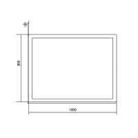 Зеркало Creto Provence 100 9-1080V Venge