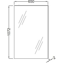Зеркало 65х107,2 см Jacob Delafon Odeon Uo EB1246-NF