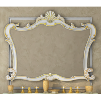 Bianco - 90 Зеркало белое сусальное золото