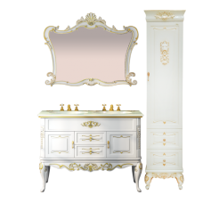 Bianco -100 Зеркало белое сусальное золото