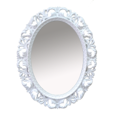 Аврора O.1021.BA.ZA col 131 Зеркало (белый, овальное)