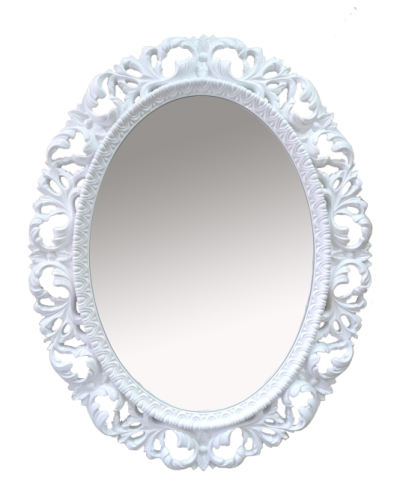 Аврора O.1021.BA.ZA col 131 Зеркало (белый, овальное)