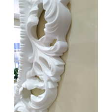 Аврора O.1021.BA.ZA col 131 Зеркало (белый, овальное)