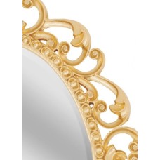 Аврора O.1076.PA.ZA col 142 Зеркало 820х1020 (золото, овальное)