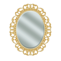 Аврора O.1076.PA.ZA col 142 Зеркало 820х1020 (золото, овальное)