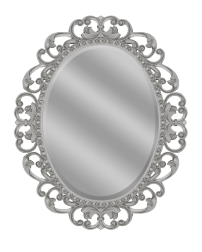 Аврора O.1076.PA.ZA col 146 Зеркало 820х1020 (серебро, овальное)