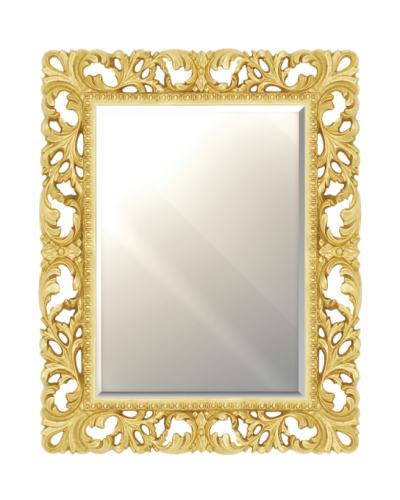 Аврора R.1021.BA.ZF.col 142 Зеркало 750х970 (золото, прямоугольное)