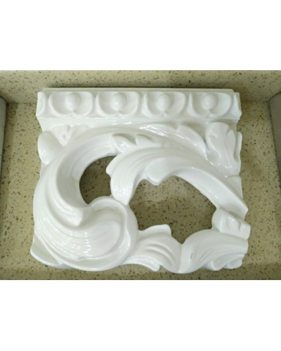 Аврора R.1076.PA.ZF col 131 Зеркало (белый, прямоугольное)