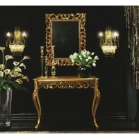 Аврора R.1076.PA.ZF col 142 Зеркало (золото, прямоугольное)