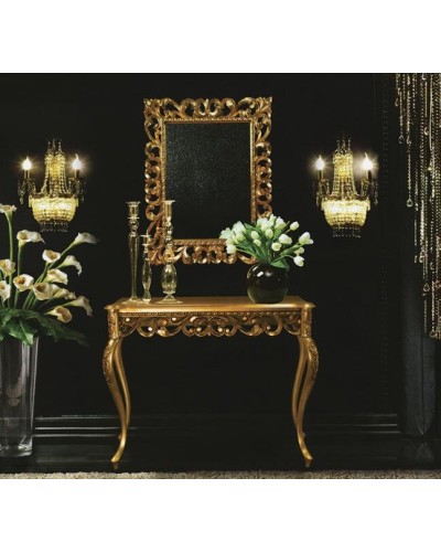 Аврора R.1076.PA.ZF col 142 Зеркало (золото, прямоугольное)