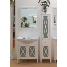 Анна - 80 Зеркало белая матовая эмаль