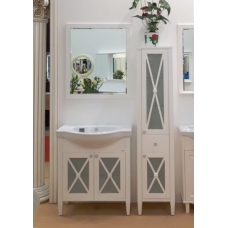 Анна - 80 Зеркало белая матовая эмаль