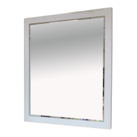 Анна - 80 Зеркало белая матовая эмаль