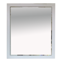 Анна - 80 Зеркало белая матовая эмаль