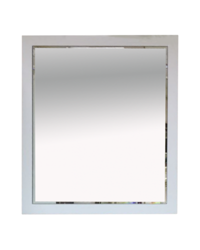 Анна - 80 Зеркало белая матовая эмаль