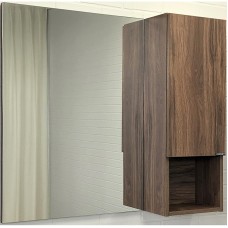 Зеркало со шкафом Comforty Бордо 90 00-00006663 Дуб тёмно-коричневый