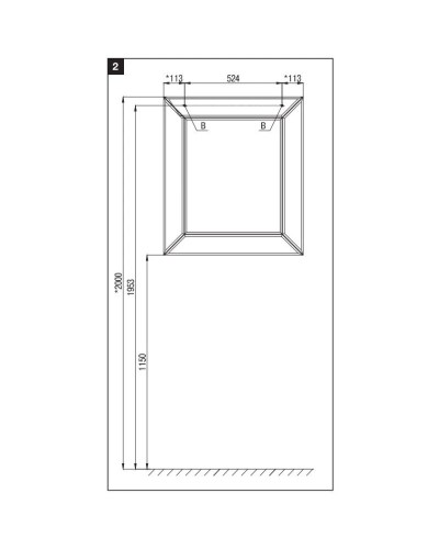 Зеркало 75х85 см Roca America Evolution L ZRU9302950