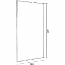 Зеркало 1MarKa Cube 60 У83243 с фацетом