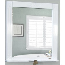 Зеркало 77х85 см белый глянец Atoll Милана