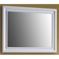 Зеркало 95х75 см слоновая кость серебряная патина Atoll Джулия