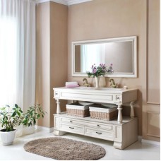 Зеркало 157х75 см слоновая кость состаренная Atoll Джулия