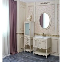 Зеркало 74х96 см слоновая кость состаренная Atoll Флоренция