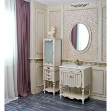 Зеркало 74х96 см слоновая кость состаренная Atoll Флоренция