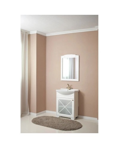 Зеркало 64х85 см белый матовый Atoll Палермо